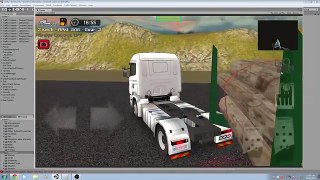 Development of Grand Truck Simulator - First test with traffic