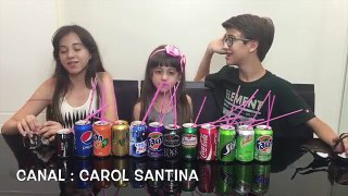 DESAFIO DO REFRIGERANTE COM RICK SANTINA E CAROL