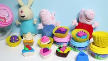 Peppas Cupcake Dough Set ❤ Make Peppa Pig Play Doh Cupcakes and More Toy Food