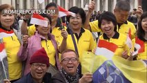 Grupo de Indonesia recorre medio mundo para conocer al Papa Francisco