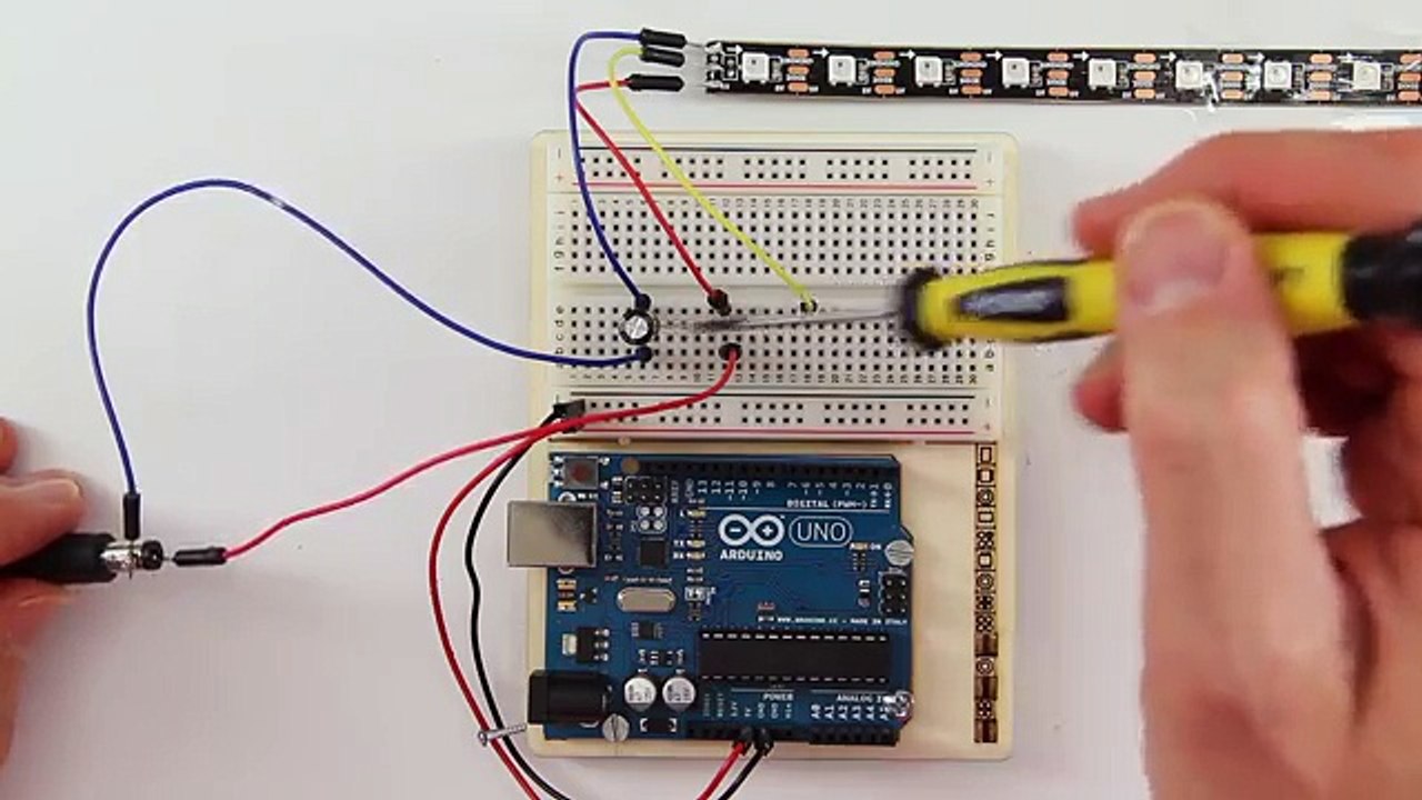 Arduino mit WS2812B Neopixel RGB LED Streifen