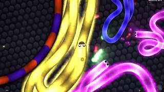 Slither.io - Small Funny SNAKE vs Massive SNAKES! Epic Slitherio Gameplay Funny Moments