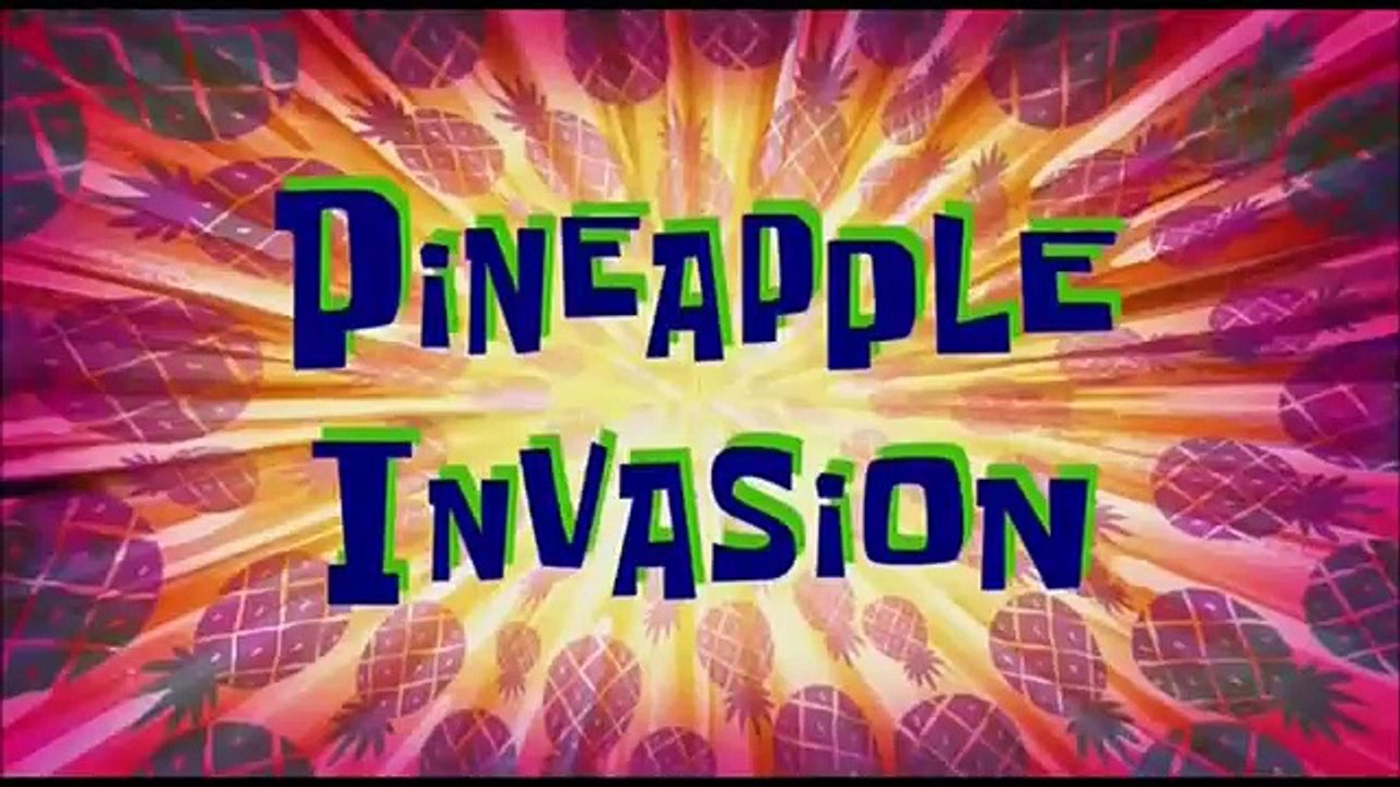 SpongeBob SquarePants - Pineapple Invasion - Title Card (Russian) [FIXED AUDIO!]