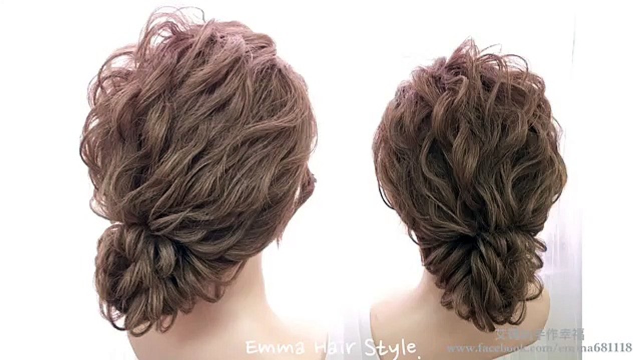 Wedding hairstyles新祕教學_日系新娘髮型//圈圈線條的夢幻