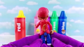 Alvin and the Chipmunks Finger Family Nursery RhymesToy Surprise! Best Body Paint Learn Colors