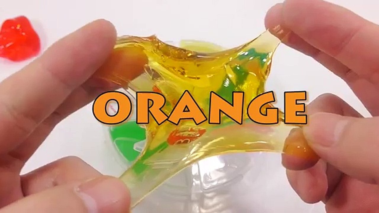 How To Make Relaxation Doll Slime Bath Time Learn Colors Rainbow Jelly Slime Clay DIY