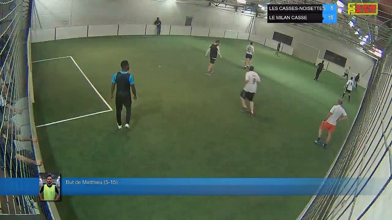 But de Matthieu  (5-15) - LES CASSES-NOISETTES Vs LE MILAN CASSE - 16/04/18 21:00 - LIGUE 3