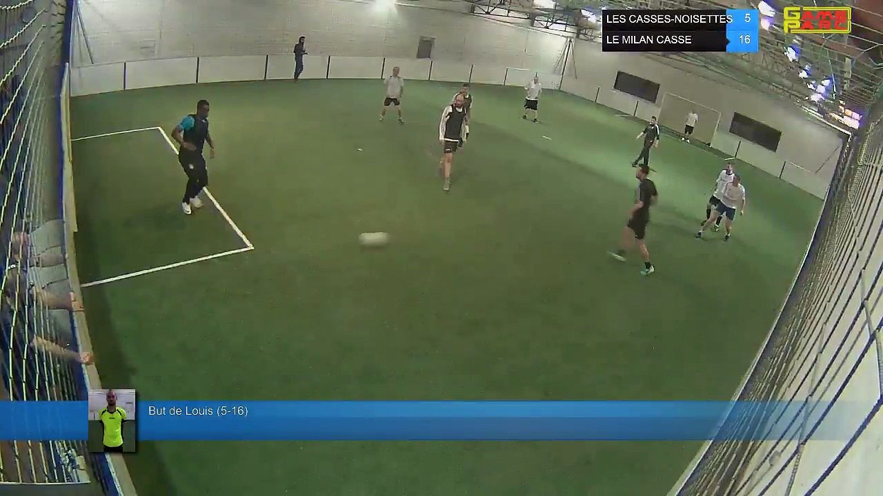 But de Louis (5-16) - LES CASSES-NOISETTES Vs LE MILAN CASSE - 16/04/18 21:00 - LIGUE 3