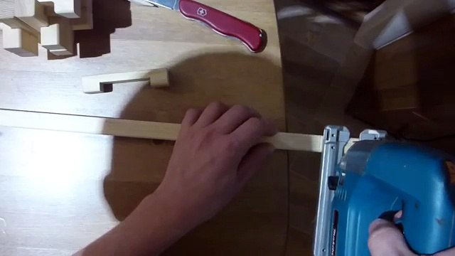 Японская головоломка из дерева своими руками.