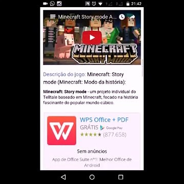 Como baixar Minecraft Story Mode Grátis no Android