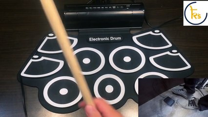 K'S Electric Roll Up Drum Set