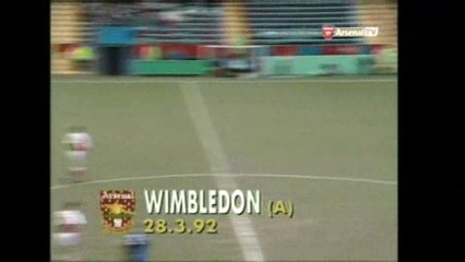Wimbledon - Arsenal 28-03-1992 Division One