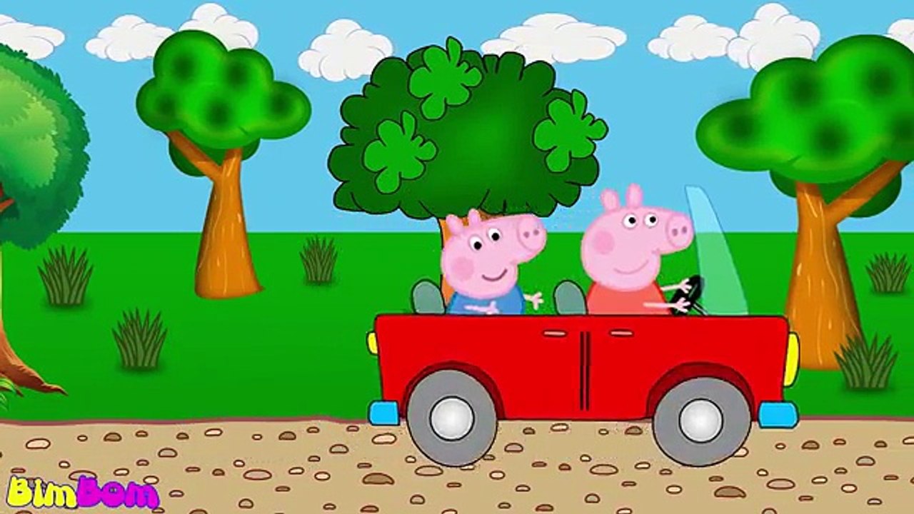 Peppa Pig and George fly into Space on a Rocket (full video, Russian, English subtitles)