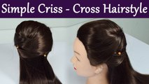 Hairstyle Tutorial: ट्राई करें ये आसान CRISS CROSS हेयरस्टाईल | Party Hairstyle | Boldsky