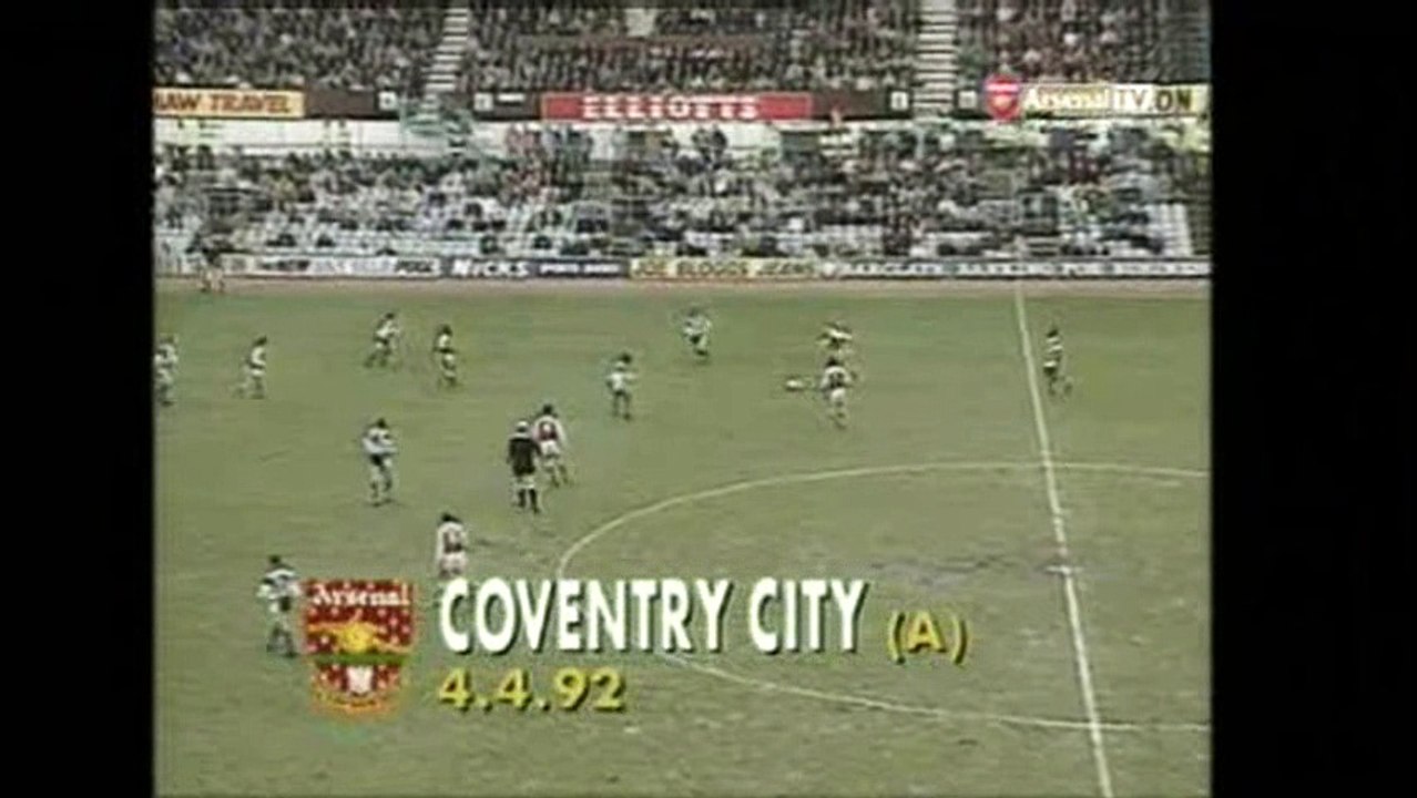 Coventry City - Arsenal 04-04-1992 Division One