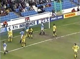 Manchester City - Leeds United 04-04-1992 Division One