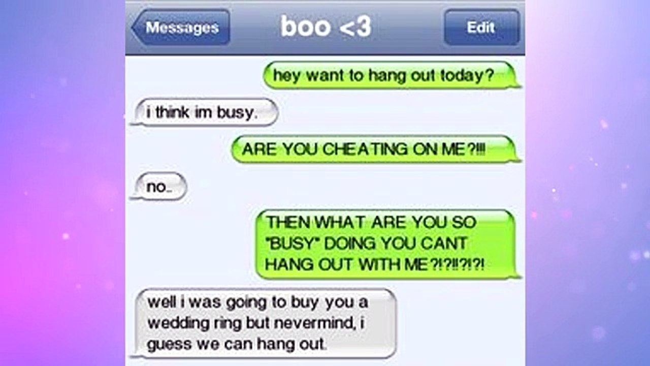 CRAZY JEALOUS BOYFRIEND GIRLFRIEND TEXTS 2016 video Dailymotion