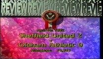 Sheffield United - Oldham Athletic 04-04-1992 Division One