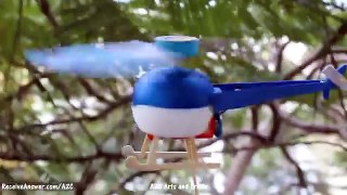 How to make Helicopter with Motor - DC Motor Electric Helicopter - EASY
