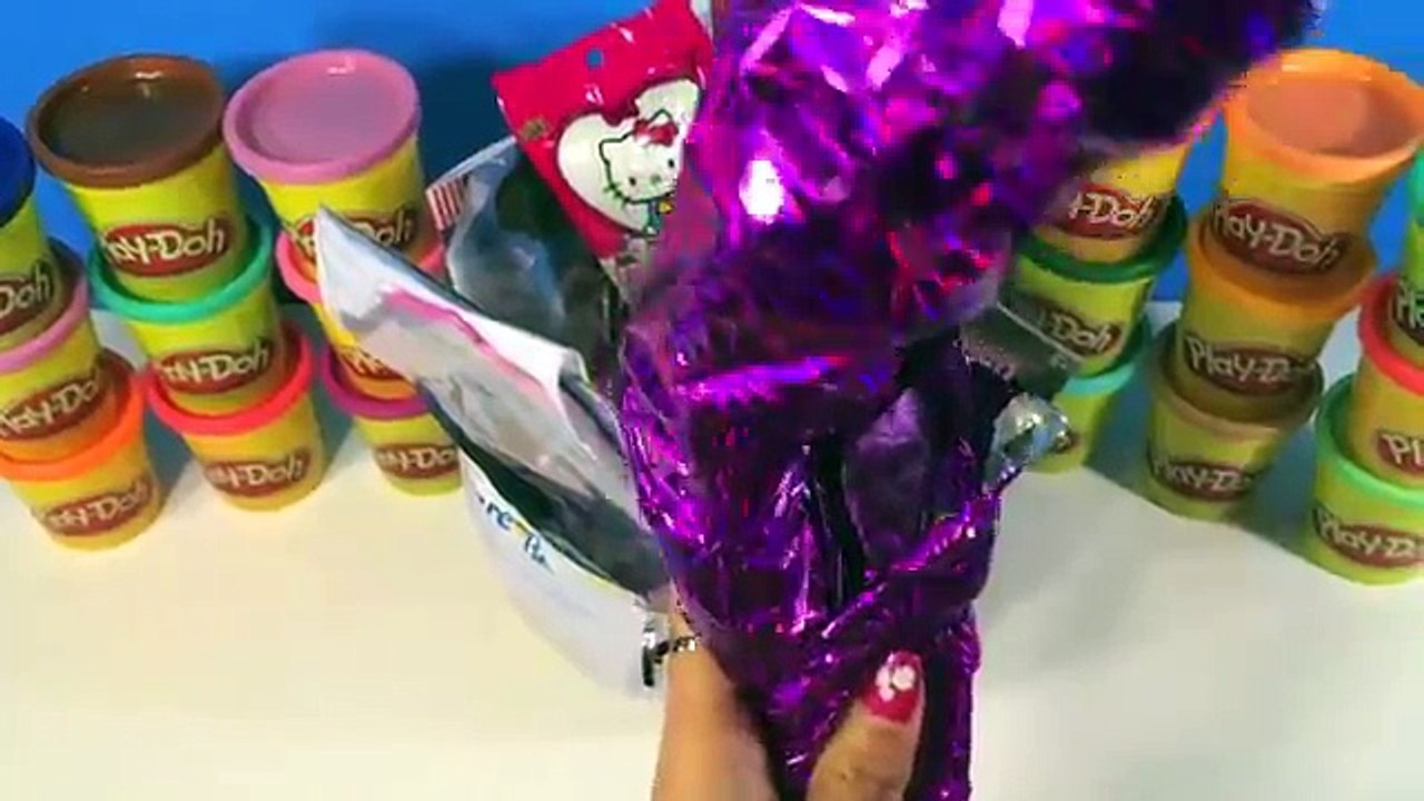 GIANT FROZEN FEVER ELSA Surprise Egg Play Doh - Disney Frozen Toys Pop Mystery Mini MLP