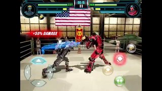 Real Steel WRB The Atom - The Junkyard Bot VS UW II Series of fights NEW ROBOT (Живая Сталь)
