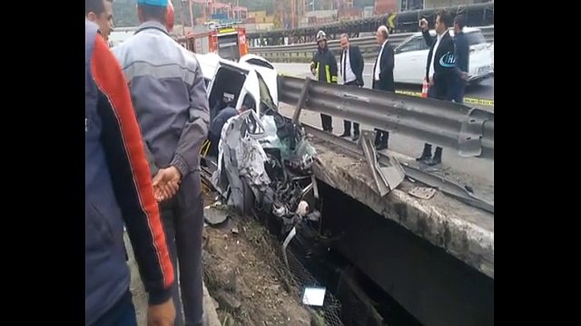 TEM'de feci kaza, yaralılar var