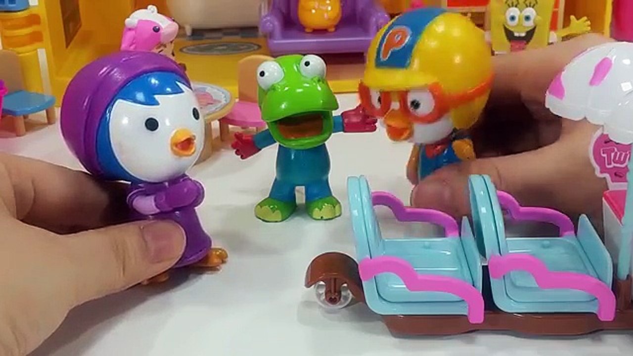 baby doll and Twozies Twin Ice Cream Cart toys pororo play 아기인형 아이스크림 카트 카페 베이비돌 투지스 뽀로로 장난감놀이