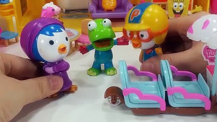 baby doll and Twozies Twin Ice Cream Cart toys pororo play 아기인형 아이스크림 카트 카페 베이비돌 투지스 뽀로로 장난감놀이