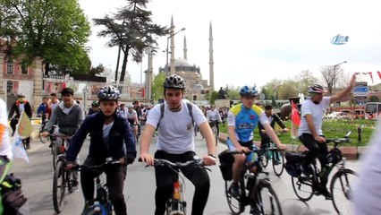 Bisiklet turuyla kentin destinasyon alanları gezildi