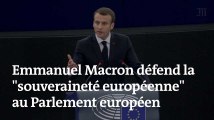 « Notre responsabilité est d’organiser un vrai débat européen », dit Emmanuel Macron au Parlement européen