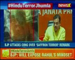 Hindu terror jumla BJP attacks Congress over saffron terror