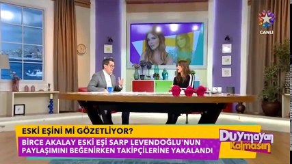 Birce Akalay Eski Eşi Sarp Levendoğlu'nun Paylaşımını Beğenirken Takipçisine Yakalandı