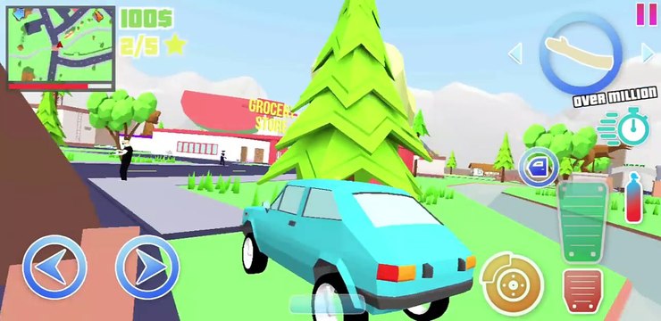 Dude Theft Auto - #2 Open World Sandbox Simulator BETA (By Poxel Studios) Best Android Gameplay FHD