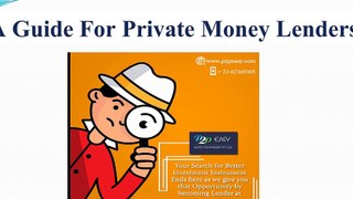 A Guide For Private Money Lenders