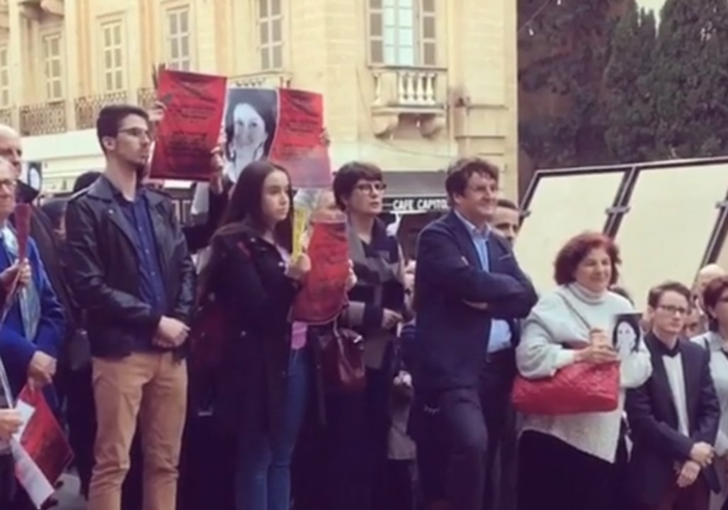 Hundreds Gather to Mark Six Months Since Car Bomb Killed Maltese Journalist