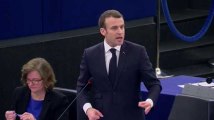 La grosse colère de Macron face aux eurodéputés hostiles aux frappes en Syrie