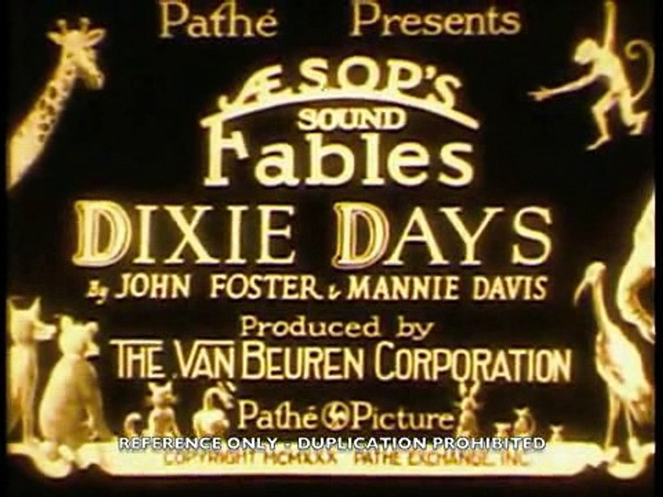 Van Bueren Collection Dixie Days (1930)