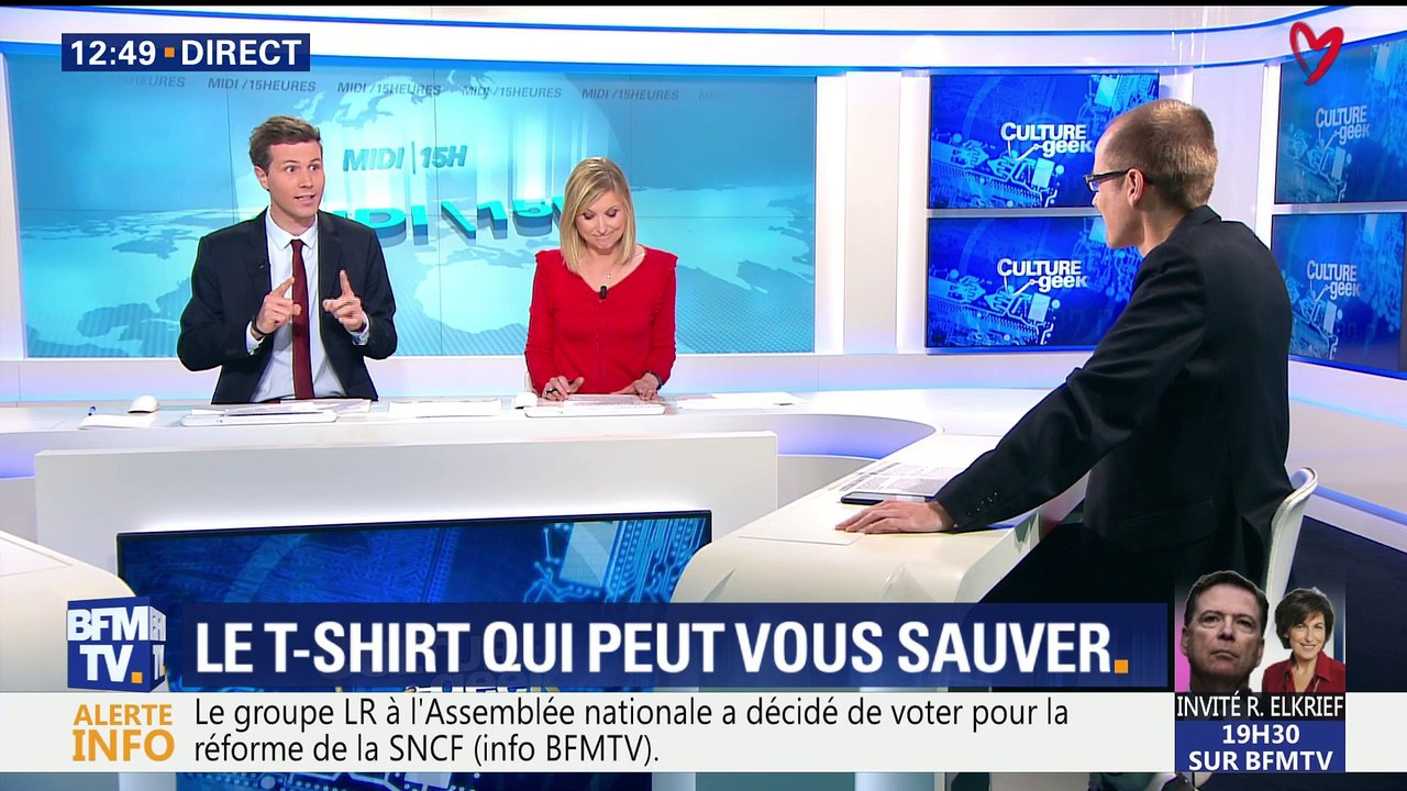 Un T-shirt connecté qui peut sauver des vies