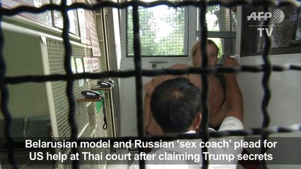Model claiming Trump secrets plead for US help at Thai court