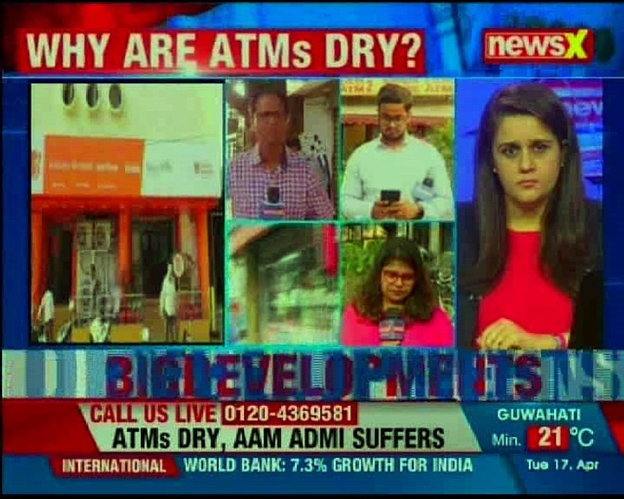 ATM Cash crunch ATMs running dry across country causes a lot of problem to the common man