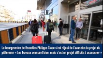 Piétonnier à Bruxelles: les travaux progressent