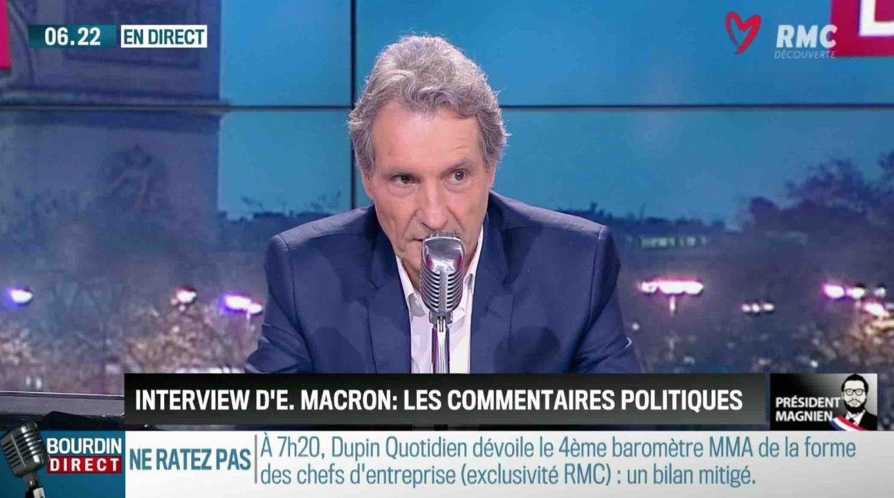 Bourdin explique pourquoi il n'a pas appelé Macron "M. Le Président" - ZAPPING ACTU DU 17/042018