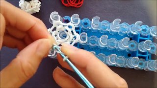 3D Pokeball Rainbow Loom Charm - How to make with Loom bands (Pokemon)