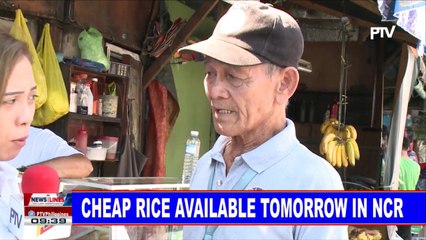 NEWS: Cheap rice available tomorrow in NCR`