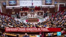 REPLAY - Canadian Prime Minister Justin Trudeau addresses the French National Assembly