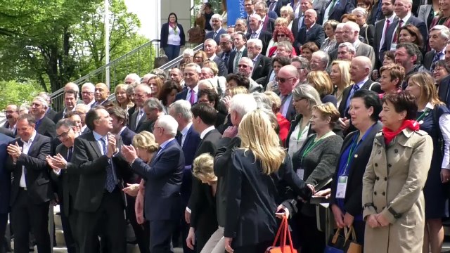 Daniel Spagnou et Jean-Michel Arnaud présent au côté de Renaud Muselier, pour la première convention annuelle des Maires de la Région Sud à Marseille