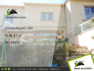 T5 A vendre Goudargues 87m2 + Terrasse 40m2