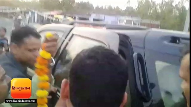 सोनिया गांधी का ढिघिया में कांग्रेसियो ने किया जोरदार स्वागत