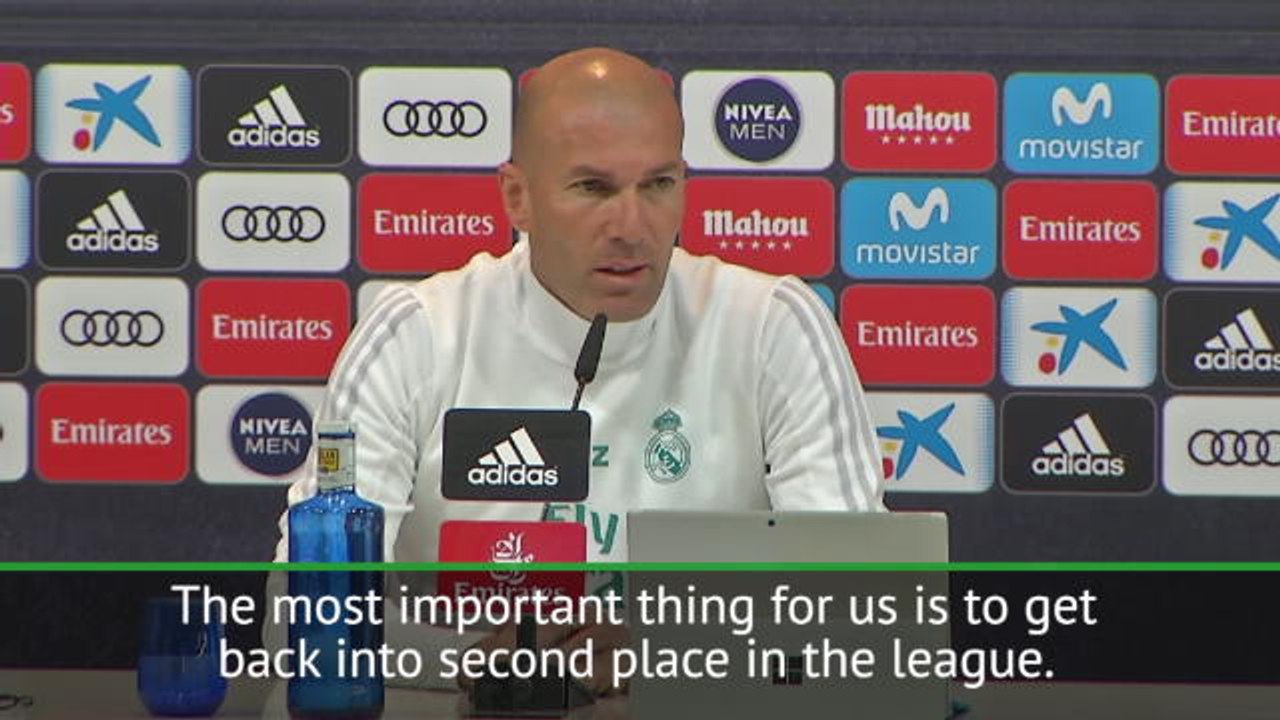 Real eyeing second place finish - Zidane