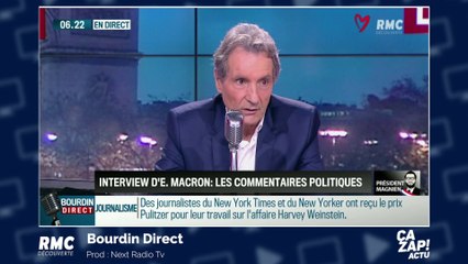 Jean-Jacques Bourdin explique pourquoi il n'a pas appelé Emmanuel Macron "Monsieur le Président"